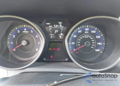 2012 Hyundai Elantra Gls z USA, uszkodzony, nr VIN 5NPDH4AE2CH068285